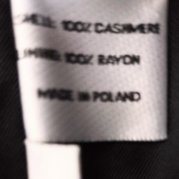 Bill Blass Signature Pure Cashmere coat - Picture 8 of 13